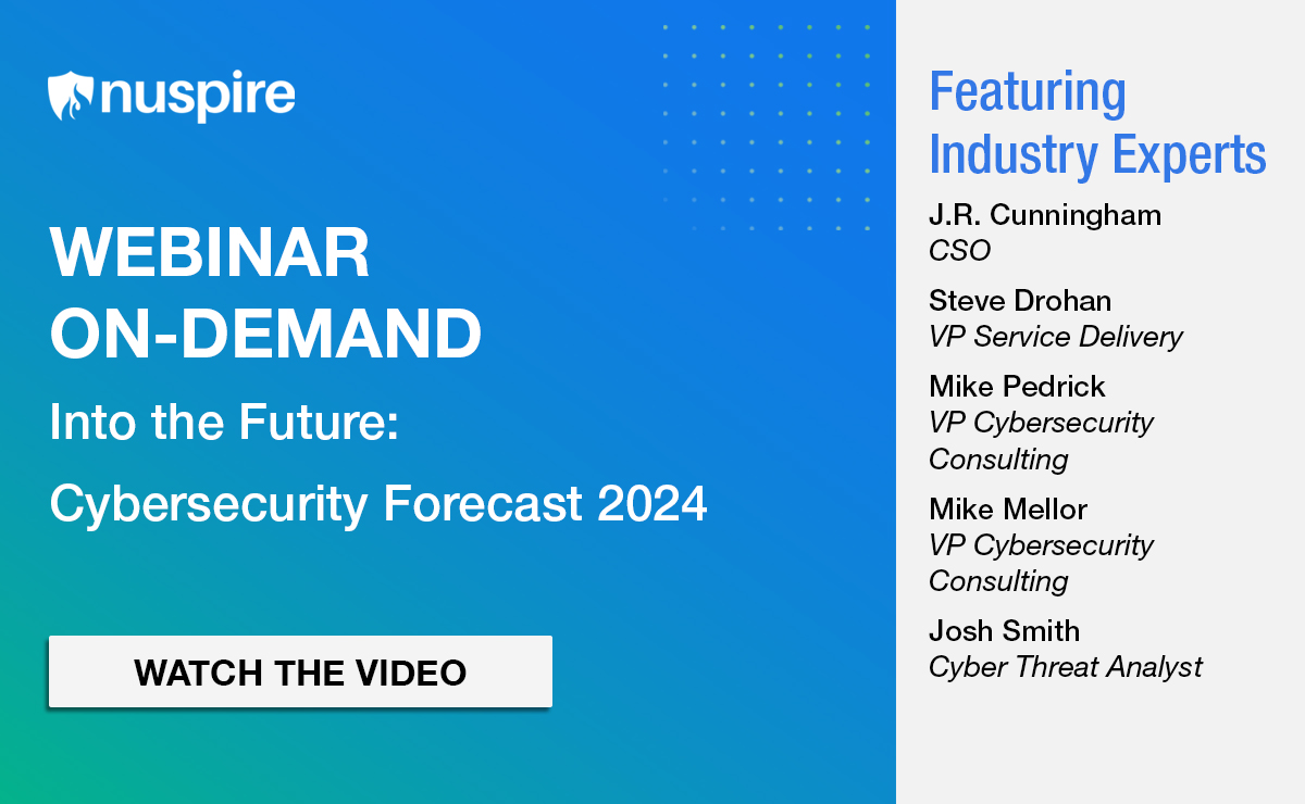 [on-demand] Into The Future: Cybersecurity Forecast 2024